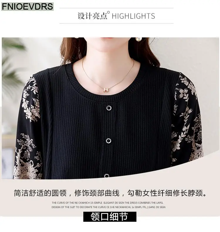 Loose Clothes Women 2024 Autumn Long Elegant Office Lady Floral Shirts Casual Retro Vintage Ruffles Tunic Peplum Tops Blouses