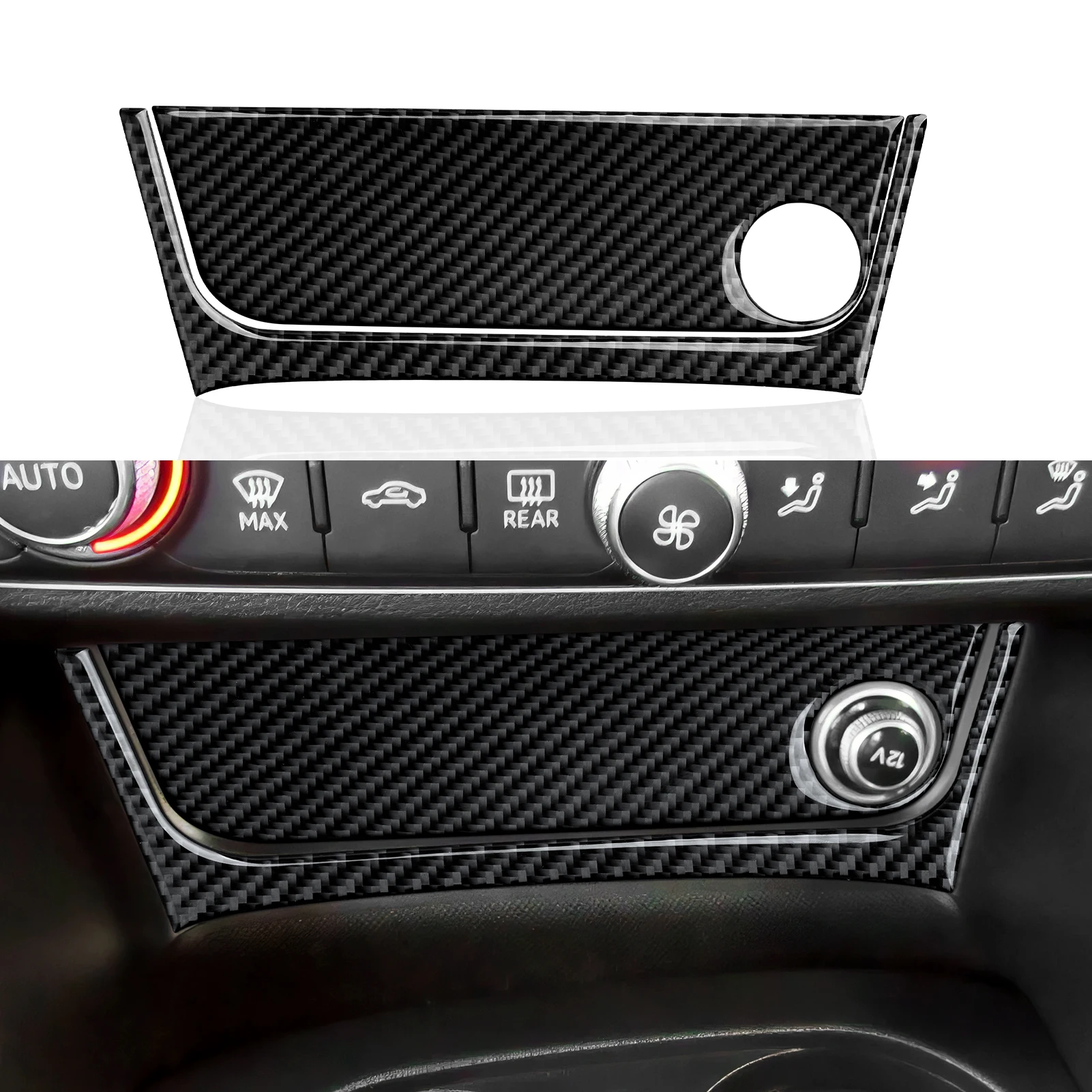 For Audi A3 S3 RS3 8V (2013-2020) Carbon Fiber Interior Sticker, Side Air Outlet Decorative Strip Car Trim Accessories
