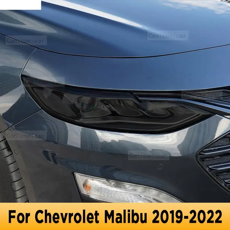 

Для автомобильной фары Chevrolet Malibu 2019-2022, передняя лампа с защитой от царапин, ТИНТ детской лампы, аксессуары для ремонта крышки