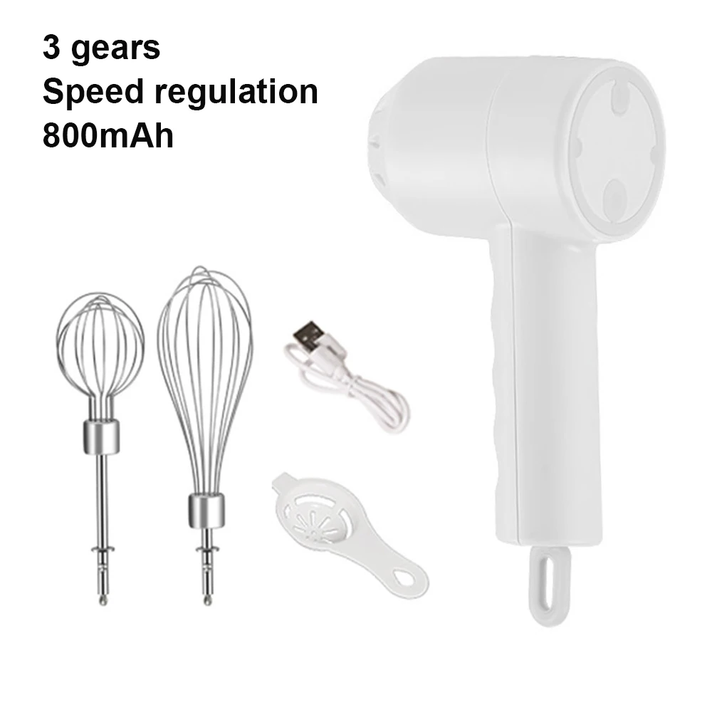 Wireless Food Mixer 3 Speed Handheld Electric Egg Beater Garlic Baking  Mixer Multifunctional Food Processor - AliExpress