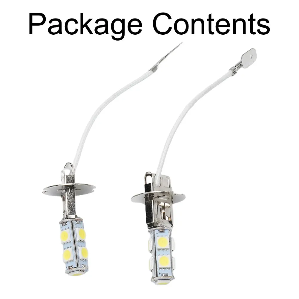 

9LEDS LED Bulb For H3 LED Bulb 360 Degrees 12V 6V For H3 LED Car Light Replacement Bulbs Fog DRL Driving Lamp Brand New