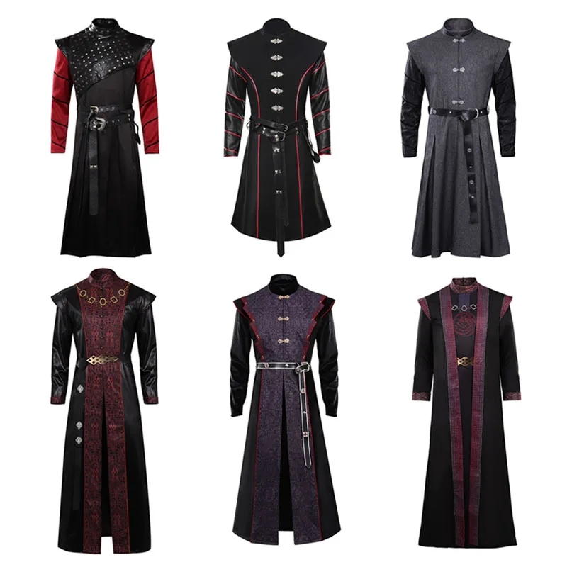 Dragon Prince Daemon Costume Cosplay Viserys Dress Outfit Halloween Carnival Suit For Adult Men Boys