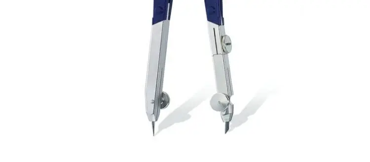 STAEDTLER 552 01/552 02 학생용 빠른 조정 정밀 드래프팅 컴퍼스 - 드로잉 및 엔지니어링 프로젝트에 이상적
