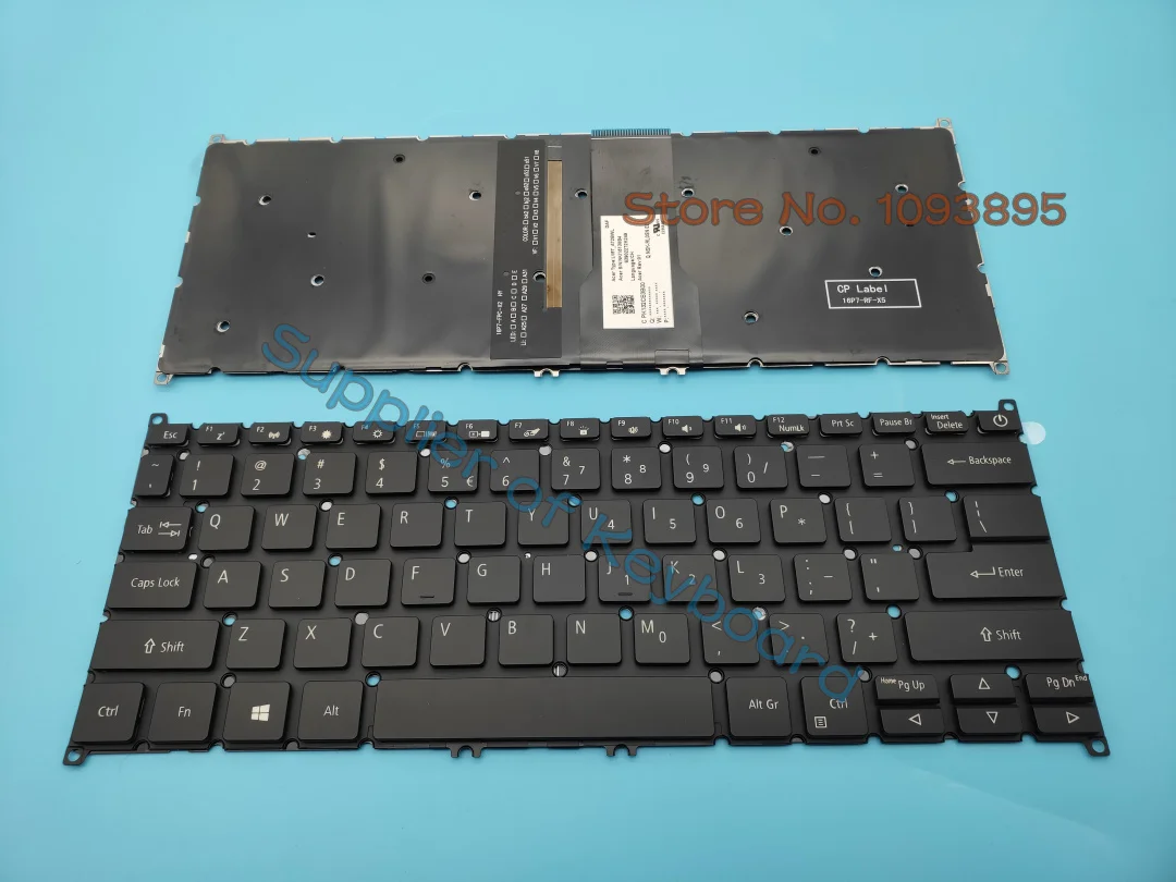 Teclado Inglês para Notebook Acer Aspire Retroiluminado para A51454 A514-54g Novo