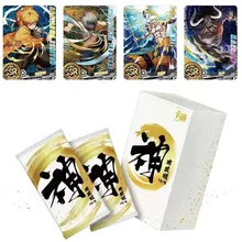

Demon Slayer Kamado Tanjirou Nezuko Bleach Kurosaki Card SSR Game Cards Letters Table Toys For Family Children Christmas Gift