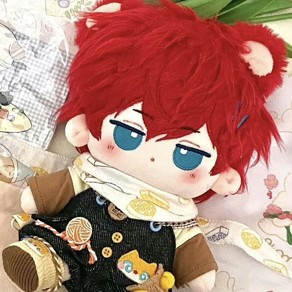 

20CM Game Ensemble Stars Cosplay Amagi Hiiro Plush Stuffed Cotton Body Anime Cosplay Dress Up Monster Plushie Kawaii Gift