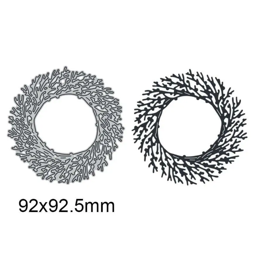 Wreath Branches Metal Cutting Dies Stencils For DIY Scrapbooking Decorative Embossing Handcraft Template