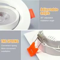 10Pcs LED Downlights 7W 9W Spot Lights 5W 12W 3W AC220V 110V COB Chip Recessed Ceiling Lamps For Home Illumination - Image 4