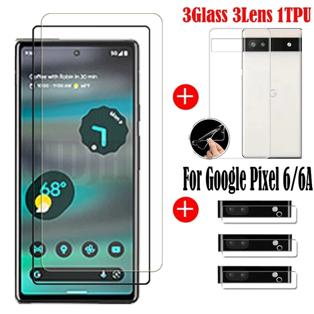 Vidrio templado con pegamento completo para Google Pixel 8, Protector de  pantalla a prueba de explosiones para Google Pixel 7 7A, cámara para Google  Pixel 6 6A - AliExpress