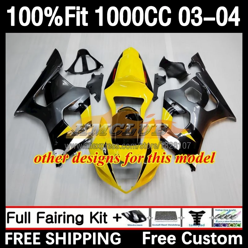 OEM 페어링 사출 바디, 스즈키 GSXR-1000 GSXR1000 2003 2004 74No.106 1000CC GSX-R1000 K3 GSXR 1000 CC 03 04, 메탈릭 레드