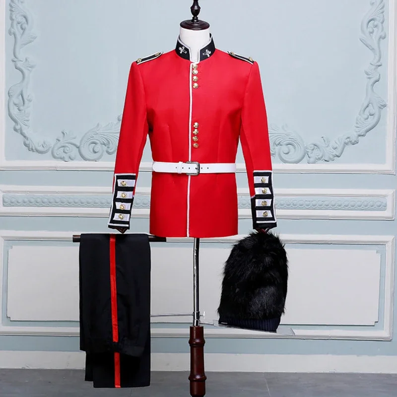 

Costumes royal dress Prince William European-style palace male soldier Guards