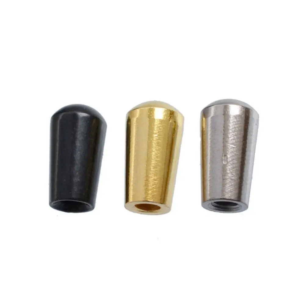 

Switch Tip Replacement 3 Way Toggle Switch Tip Guitar Parts 3.5 Mm Petite Metal 3 Colors Electric Guitar
