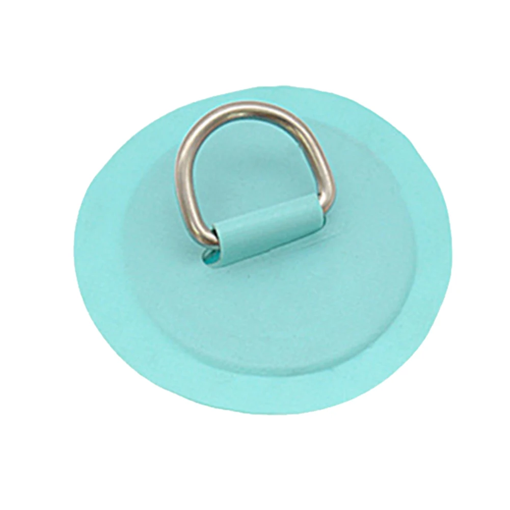 D-ring Spacer 8*8*0.2cm D Ring Patch Rubber Boat Fishing Boat Paddle Board PVC D Type Gasket Kayaking Accessories 1 Piece