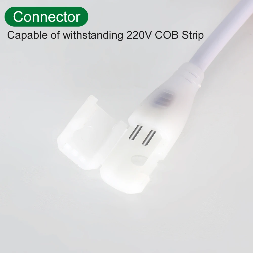 conector led strip com eu plug light strip cob 220v 03