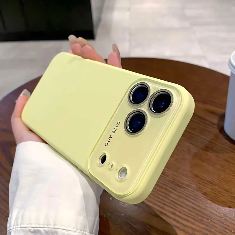 Enhanced Camera Protection Silicone TPU Phone Case - Soft Back Cover