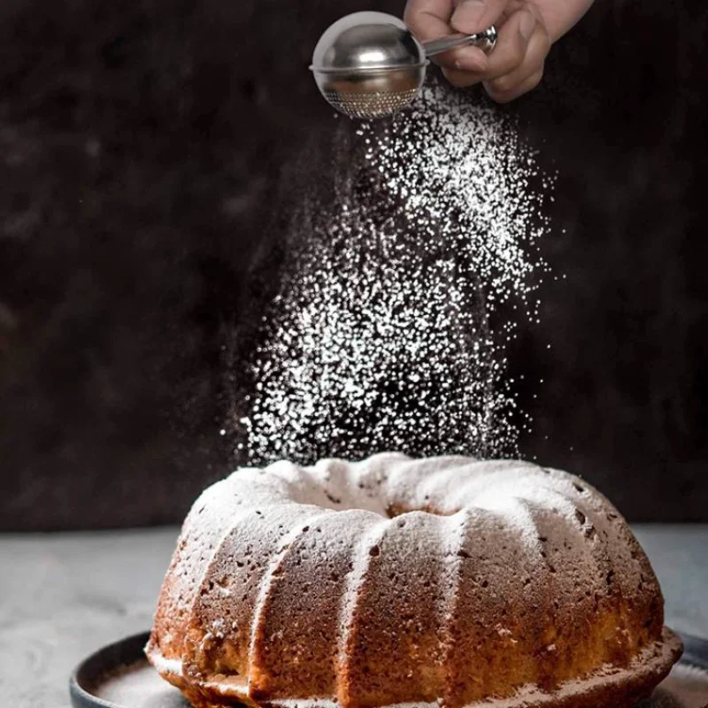 

Dusting Wand For Sugar, Flour Powder Matcha Spice Sprinkle Cream Sugar Filter Semicircle Tea Strainer Dusting Sieve