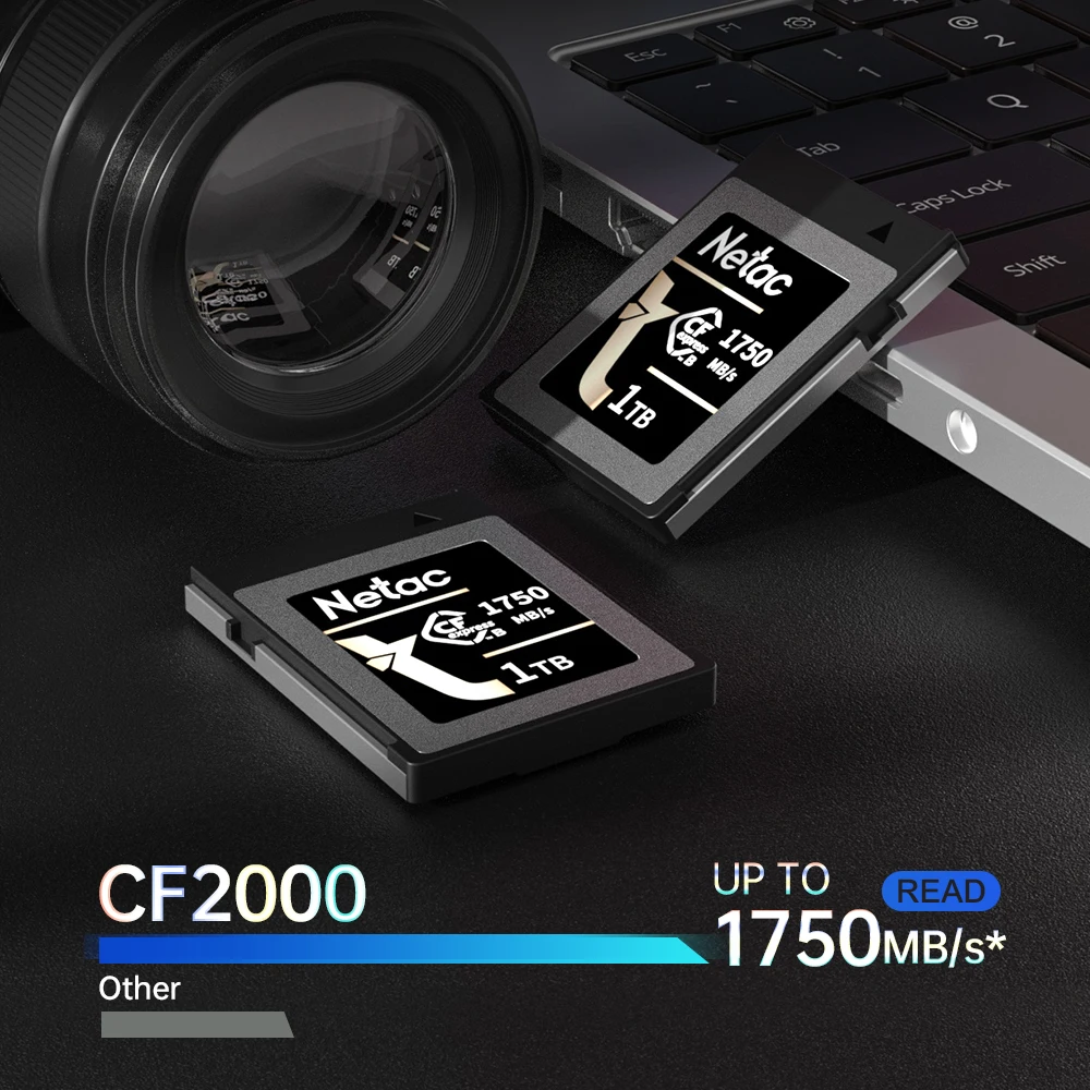 Netac  NVME Ʈ ÷ ī, CF ޸ ī, CFexpress B Ÿ ī, 8K HD ī޶ ī, 1750 MB/s
