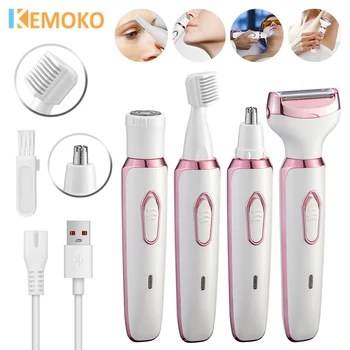 4 In 1 Portable Electric Haircut Trimmer epilator woman facial intimate area for body hair removal Gifts For Women 1