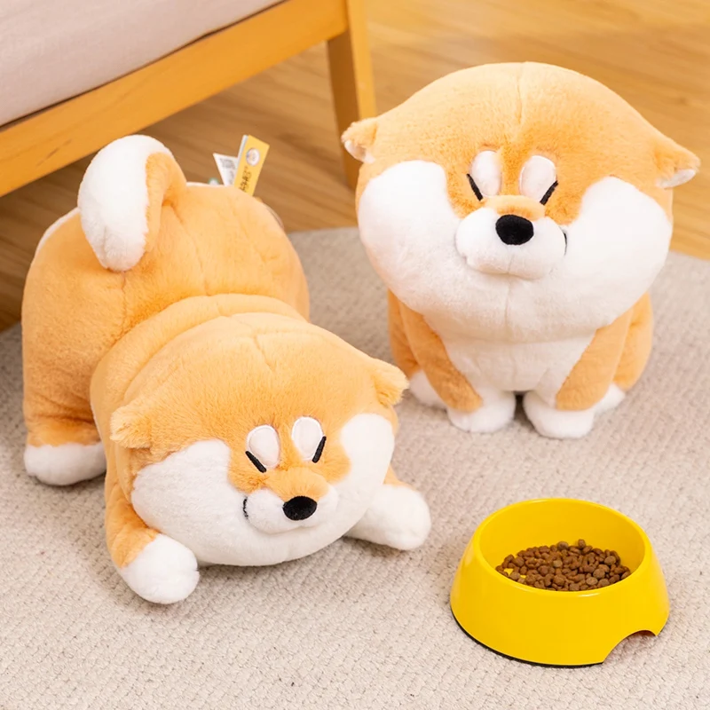 

Kawaii Shiba Inu Dog Plush Toy Soft Stuffed Animal Cute Corgi Doll Babys Sleeping Pillow for Kids Girls Birthday Gift Home Decor