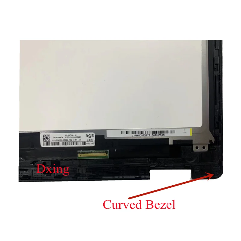 13.3인치 IPS 터치 LCD 어셈블리(프레임 포함) DELL Inspiron 13 5368 5378 5379 P69G B133HAB01.0 NV133FHM-N41 A11