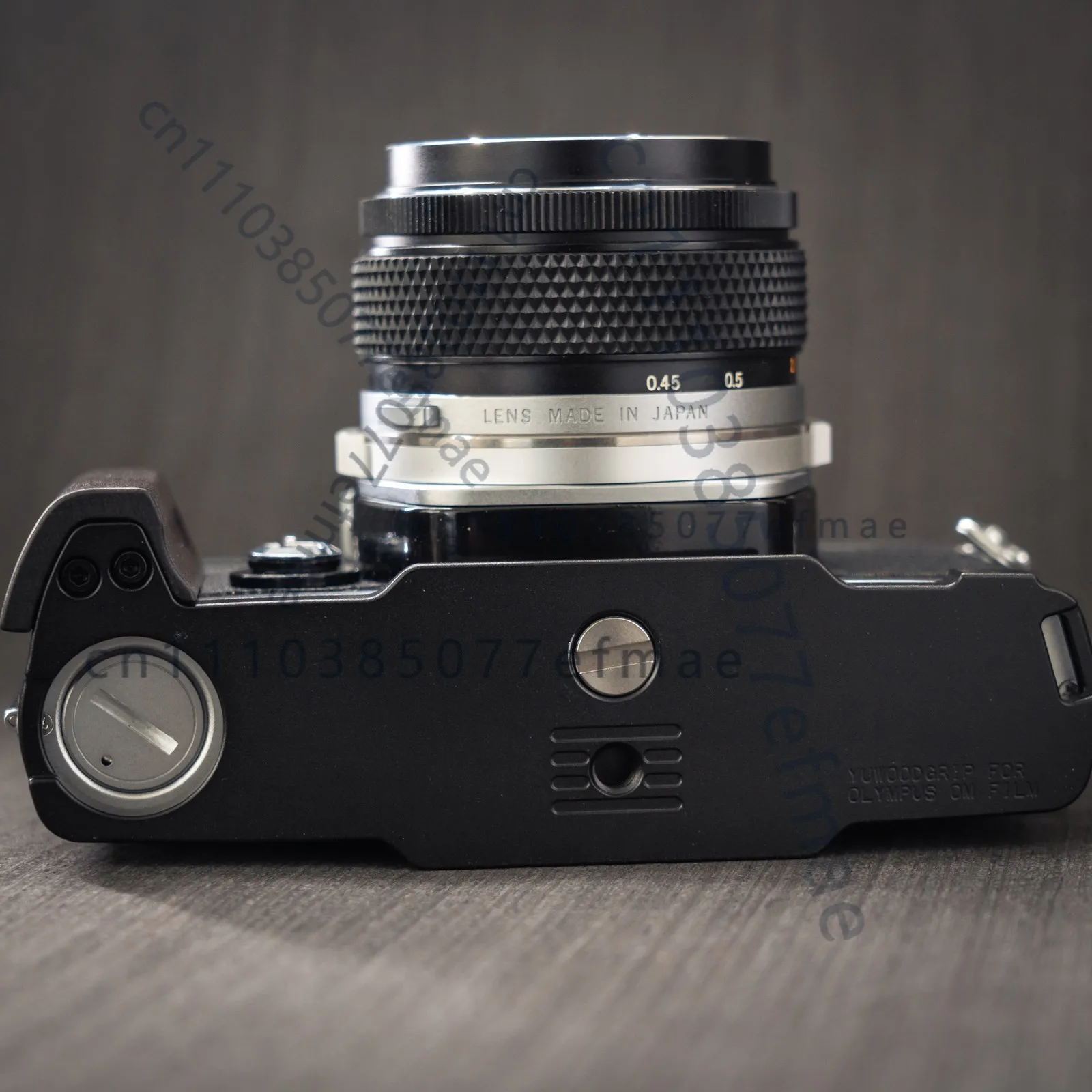 올림푸스 OM-1(n) OM-2 OM-3(Ti) 필름 카메라용 목재 손잡이 그립 L 플레이트