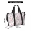 Custom Marie Cat Cartoon Pattern Groceries Tote Shopping Bags Women Large Capacity Beach Gym Travel Bags 4