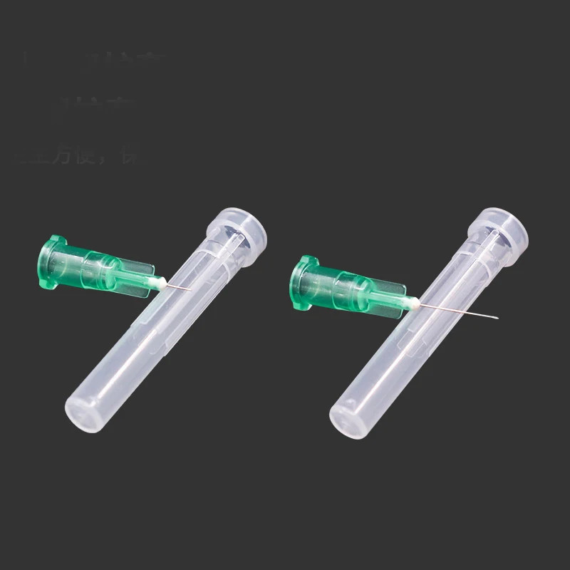 32G 3 needle Piercing Transparent Syringe Injection glue Clear Tip Cap