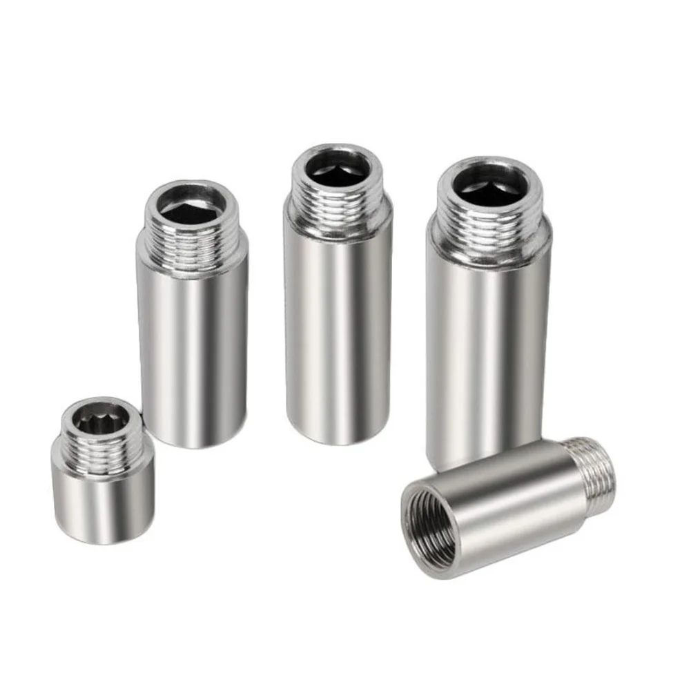 

Stainless Steel Tube Extension Pipe Shower Pipe Shower Head Extension Pipe Silver 10-60mm Shower Extension Parts