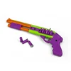 Rubber Band Gun 8-Round Mini Shotgun Rifle Model Burst Small Spray Soft Bullet Gun Game Role Playing Tool 4