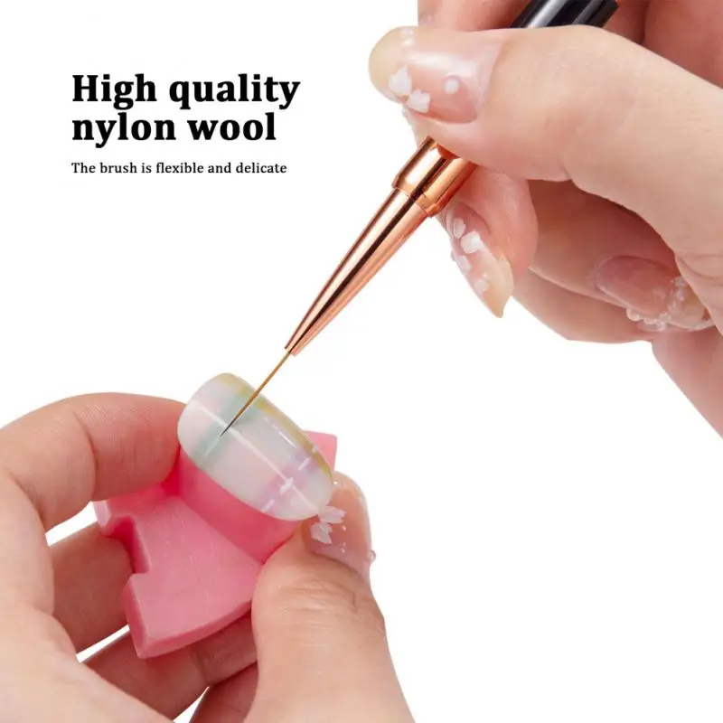 

Double -headed Nail Portable Nail Brushes Painting Brush Manicure Tool Manicure Tools Drawing Pen Double Head Dual-ended