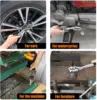1/4 3/8 1/2 Inch Ratchet Wrench 24 Tooth Drive Ratchet Socket Wrench Tool Multi-funtion DIY Hand Tool Ratchet Handle Wrench 5
