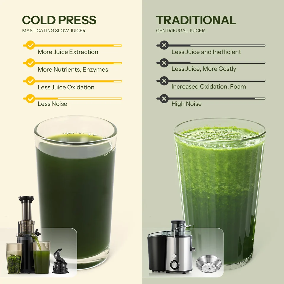 Reemix Cold Press Masticating Juicer Machine