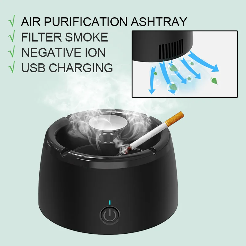 Air Purifier Smoke Cigarette Ashtray Air Purification Ashtray Smoking