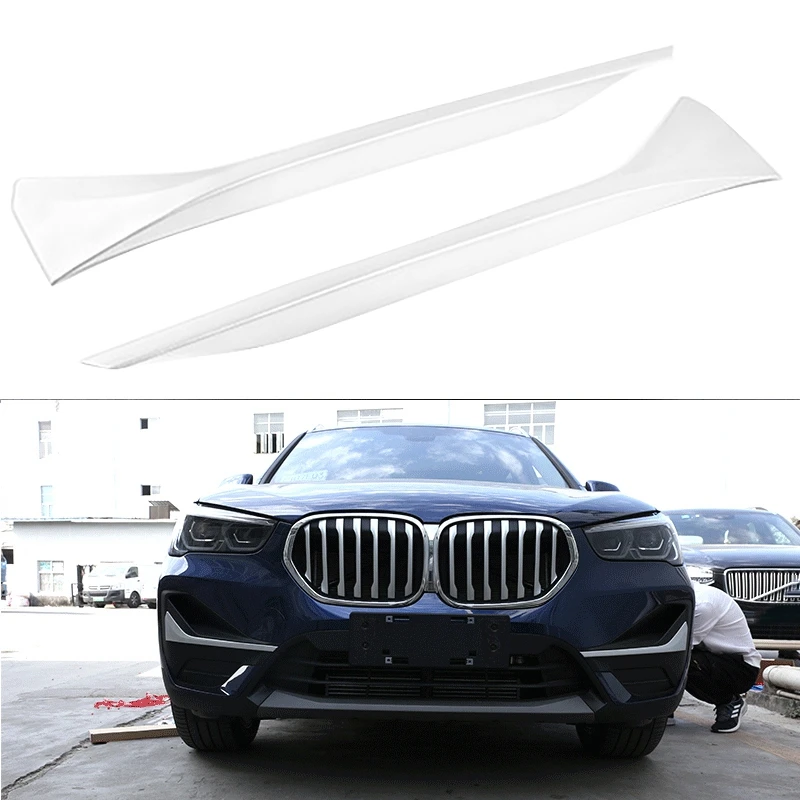 ABS Chrome Replacement Front Fog Light Cover Trim Strips For-BMW X1 F48 2020