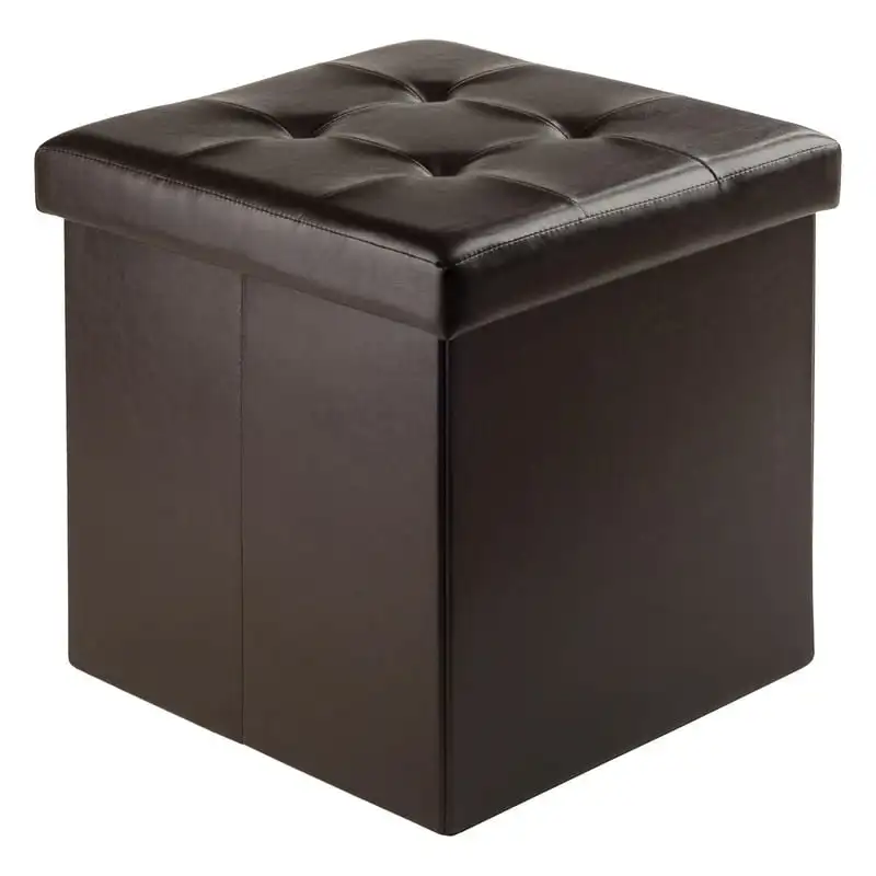 

Ashford Square Storage Ottoman, Espresso Faux Leather Tea strainer infuser Tea accessories Tea infuser Stainless steel tea diffu