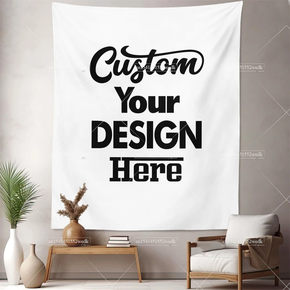 Tapestry Boho Mandala Witchcraft Wall Tapestry Print Your Photo Hippie Blanket Vertical Art Decor