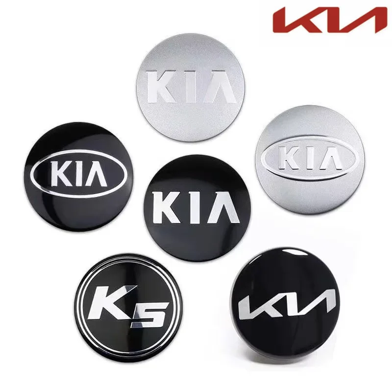 

4pcs/58mm automobile hub center cover protective cover is suitable for KIA K2KK3K5 Sourantorio Sports refitting badge.