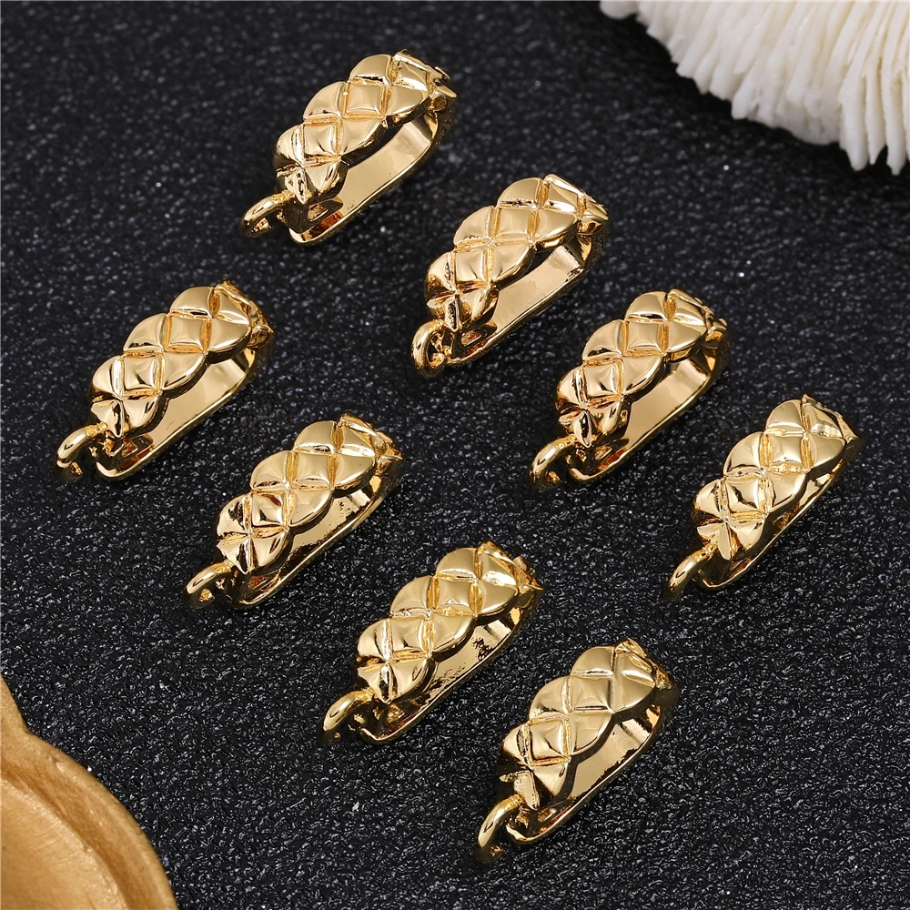 Juya 18K Gold versilbert Haken Ballen Clip Kautionen Verschlüsse Zubehör für DIY Handarbeiten Edelsteine Perlen Perlen Anhänger Schmuckherstellung – Detail 26