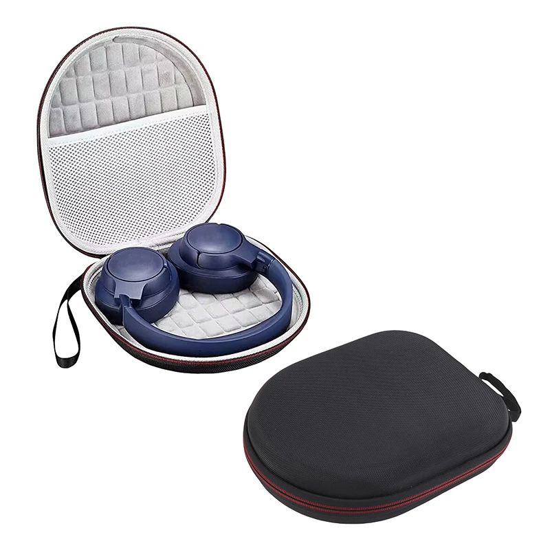 1 Piece For SoundPEATS Space/Edifier/JBL Wireless Bluetooth Noise Cancelling Headphones EVA Carrying Storage Case Cover