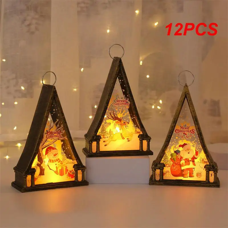 

12PCS Luminous Jewelry Exquisite Unique Design Led Lights Exquisite Craftsmanship Festive Atmosphere Holiday Ornaments