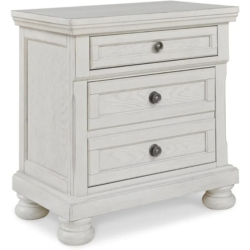 

Signature Design by Ashley Robbinsdale Traditional 2 Drawer Night Stand, White