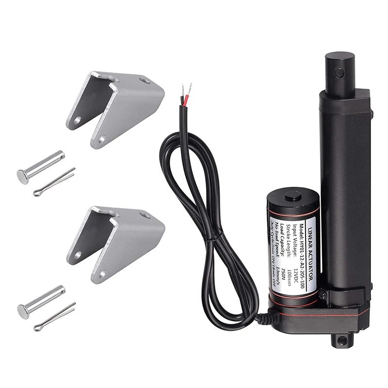 100mm Linear Actuator Motor Heavy Duty 750N DC 12V for Auto Car Electric Door Opener Industrial Agricultural Machinery |