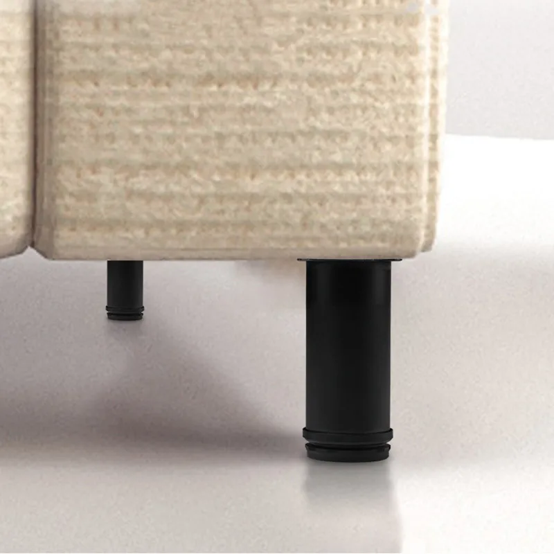 Adjustable Leveling Legs Black Stainless Steel Adjustable Foot Cabinet Sofa Cabinet Foot Adjustable Furniture Support Legs TV Bed Coffee Table