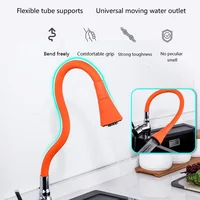 GEGVE Kitchen Faucet Rotate Spring Rubber Deformation Faucets Mixer Tap Hot Cold Water Iron To Sink Into The Kitchen with Filter 3