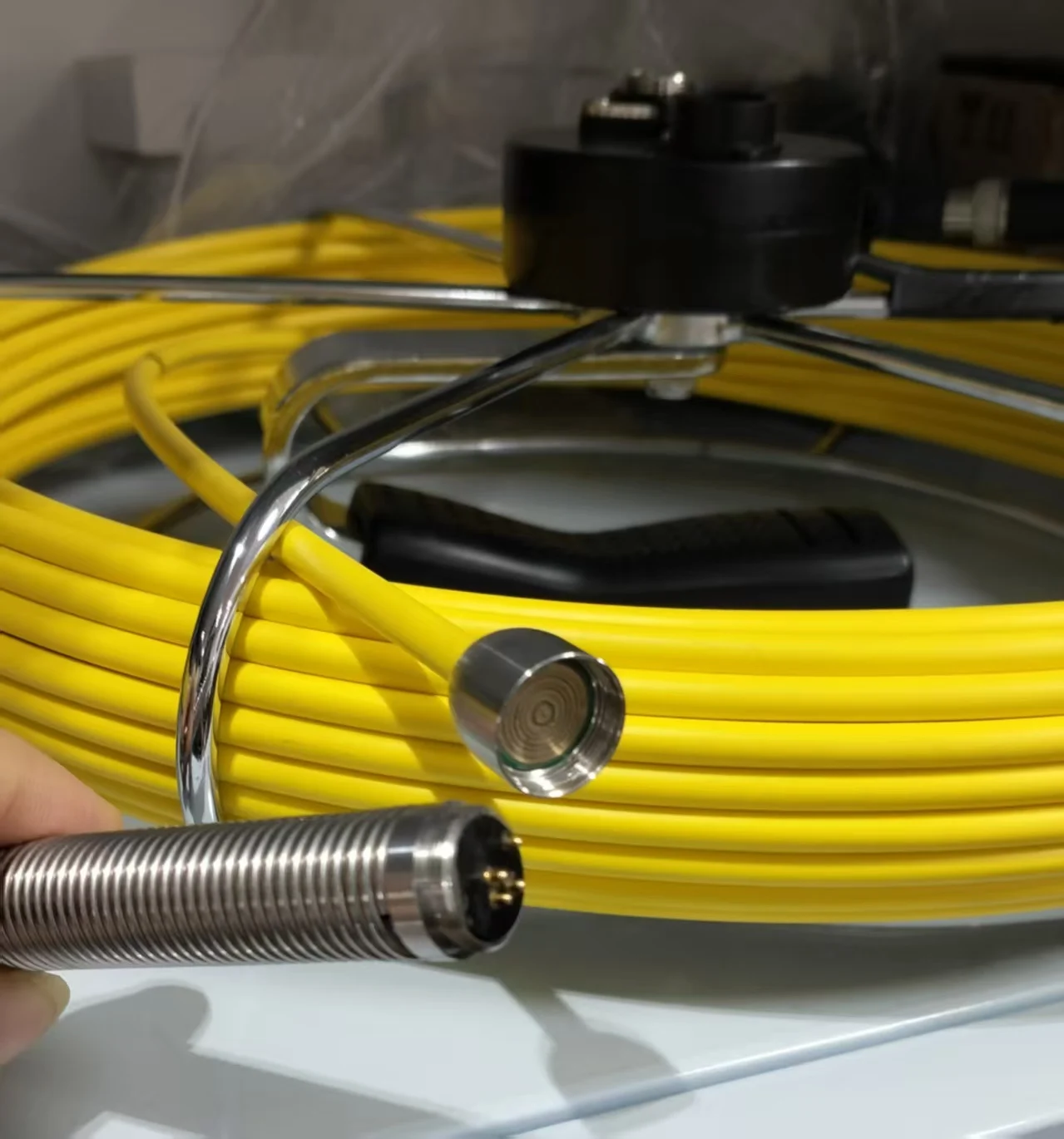 14mm Camera Head 512Hz Transmitter IP68 304 Waterproof Locator Industrial Pipe Sewer Drain Inspection Endoscope Camera TIMUKJ 3