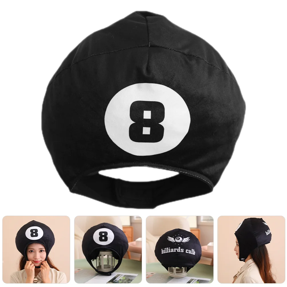 

Cosplay Plush Hat Festive Headgear Navy Billiard Ball Pp Cotton Performance Prop
