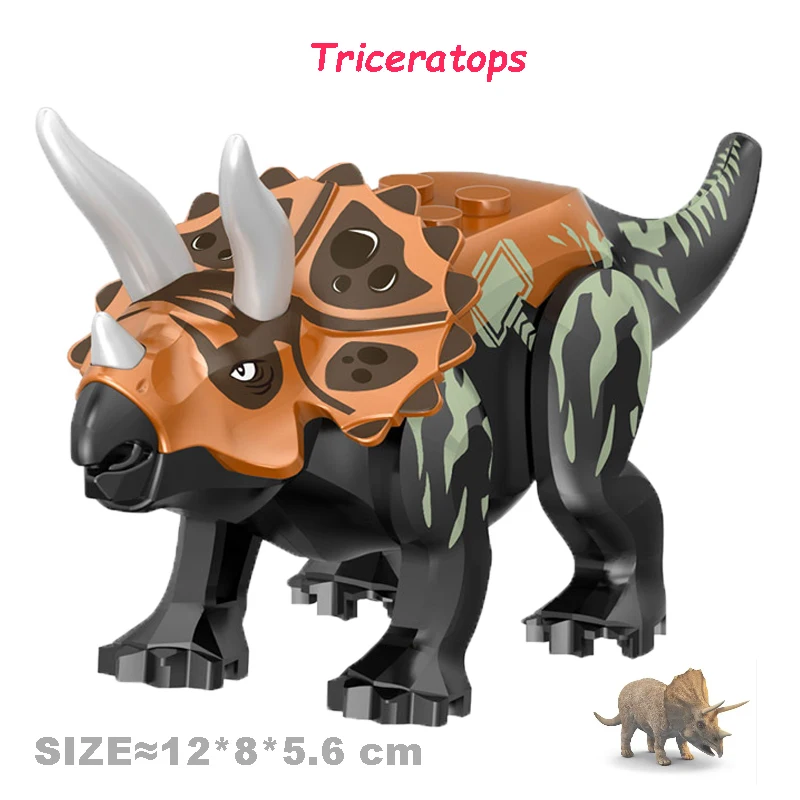 멋진 쥬라기 공룡 세계 Velociraptor 트리케라톱스 Indominus T-Rex 모델 빌딩 블록 조립 어린이를위한 장난감 소년 선물