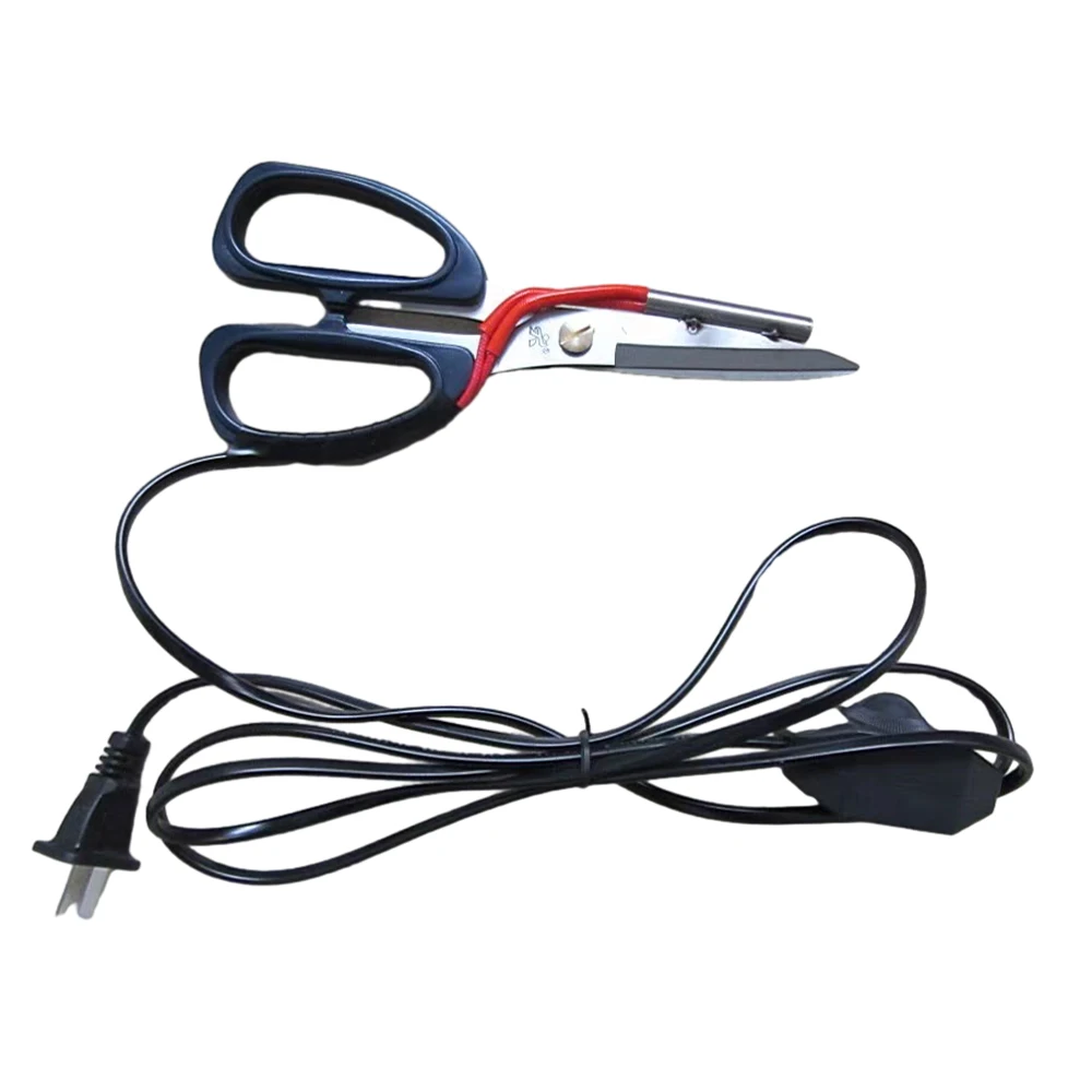 Electrothermal Scissors Stainless Steel Electric Heating Tailor Scissors Heated Cutting Scissors for Curtain Non-Woven Fabrics 4