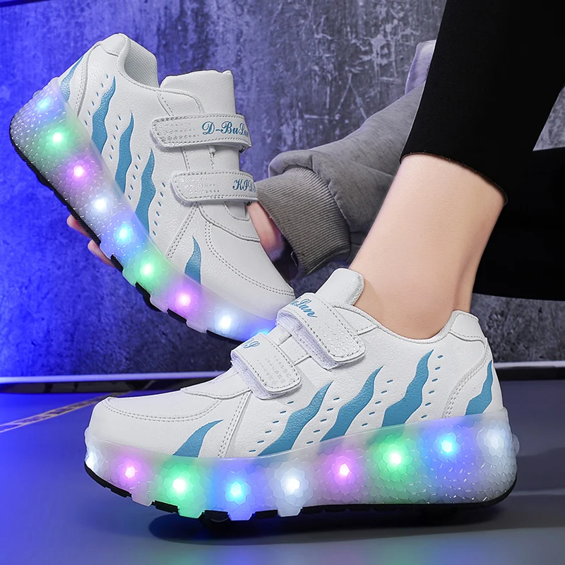 Zapato Deportivo Tenis Con Luz Led Para NiÃ±o Luces Para Niñas