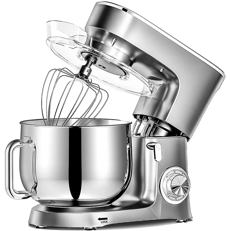Stand Mixer 1500W food Mixer 8L Kitchen Electric Mixer with Bowl,Dough Hook,Wire Whisk 4